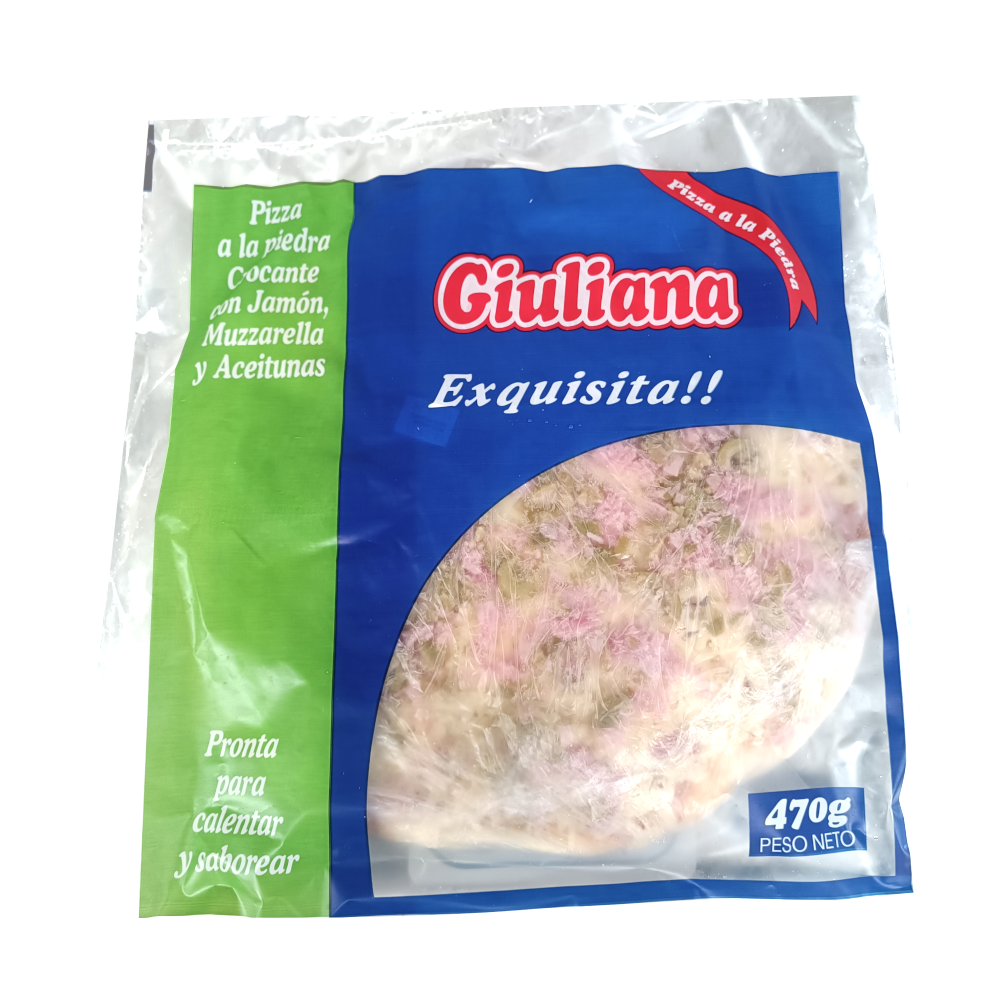 MUZZA JAMON Y ACEITUNAS