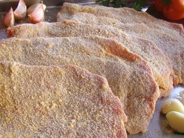 Milanesas de carne sin gluten 1kg
