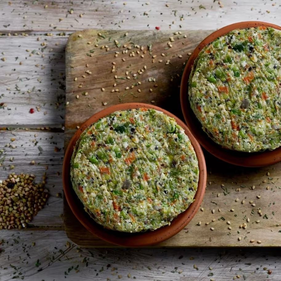 Hamburguesa espinaca y queso 6u