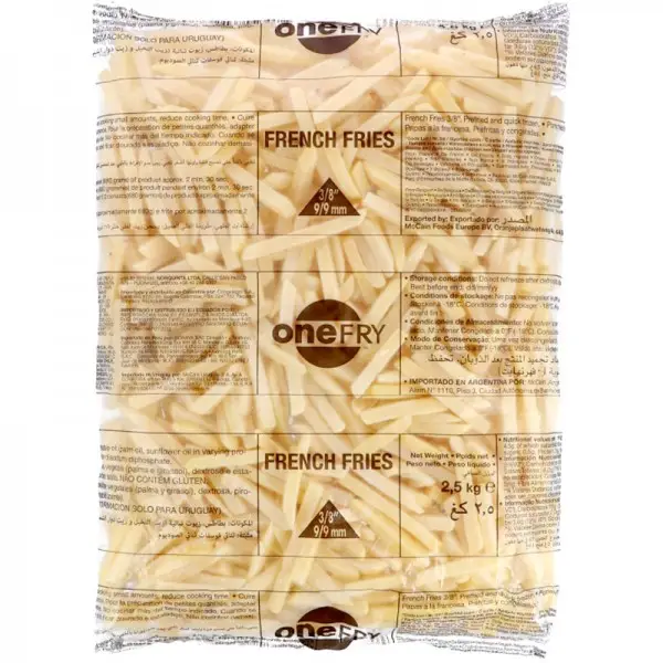 Papas fritas One Fry 2,5kg