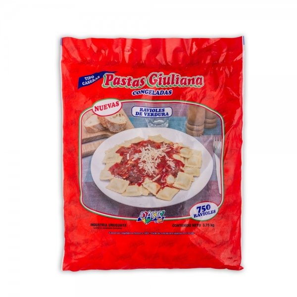 Ravioles x750u (Bolsa) verd/pollo